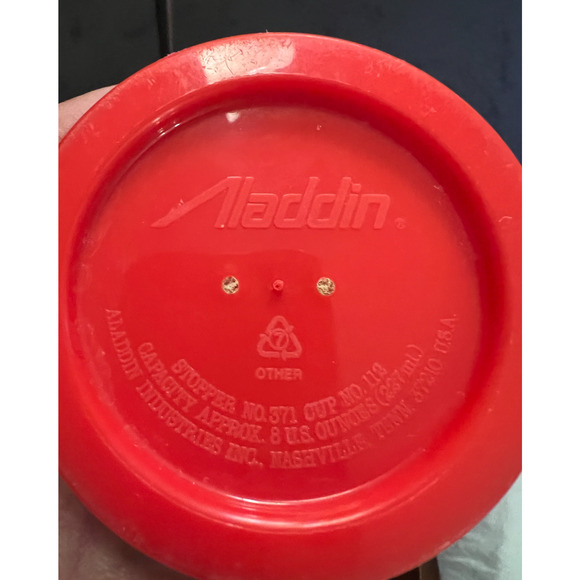 Vintage Nickelodeon Rugrats Thermos Viacom Aladdin 6" 1997 Authentic Rare - Picture 8 of 8